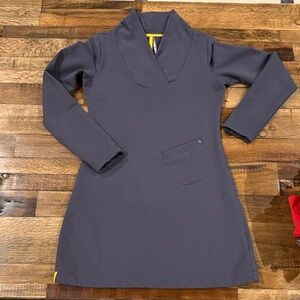 Lole Charcoal Mini Fleece Lined Dress